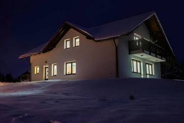 Cottage in winter